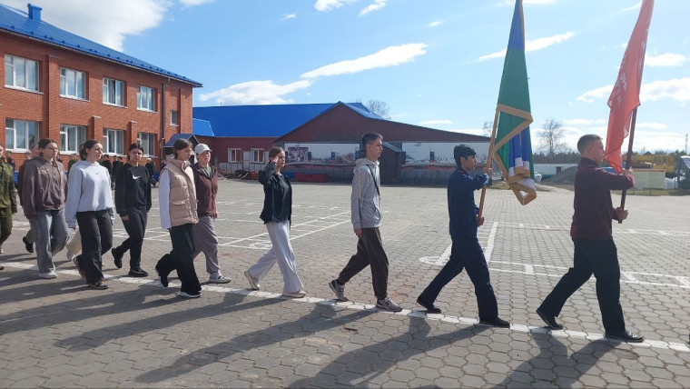 Подготовка к посвящению в кадеты.