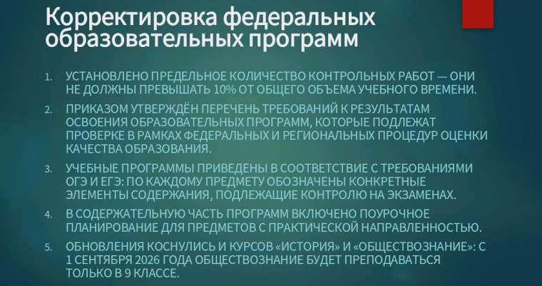 Изменения с 1 сентября 2025 г.